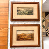 Italian Impressionist Oil On Board Painting, Ochre