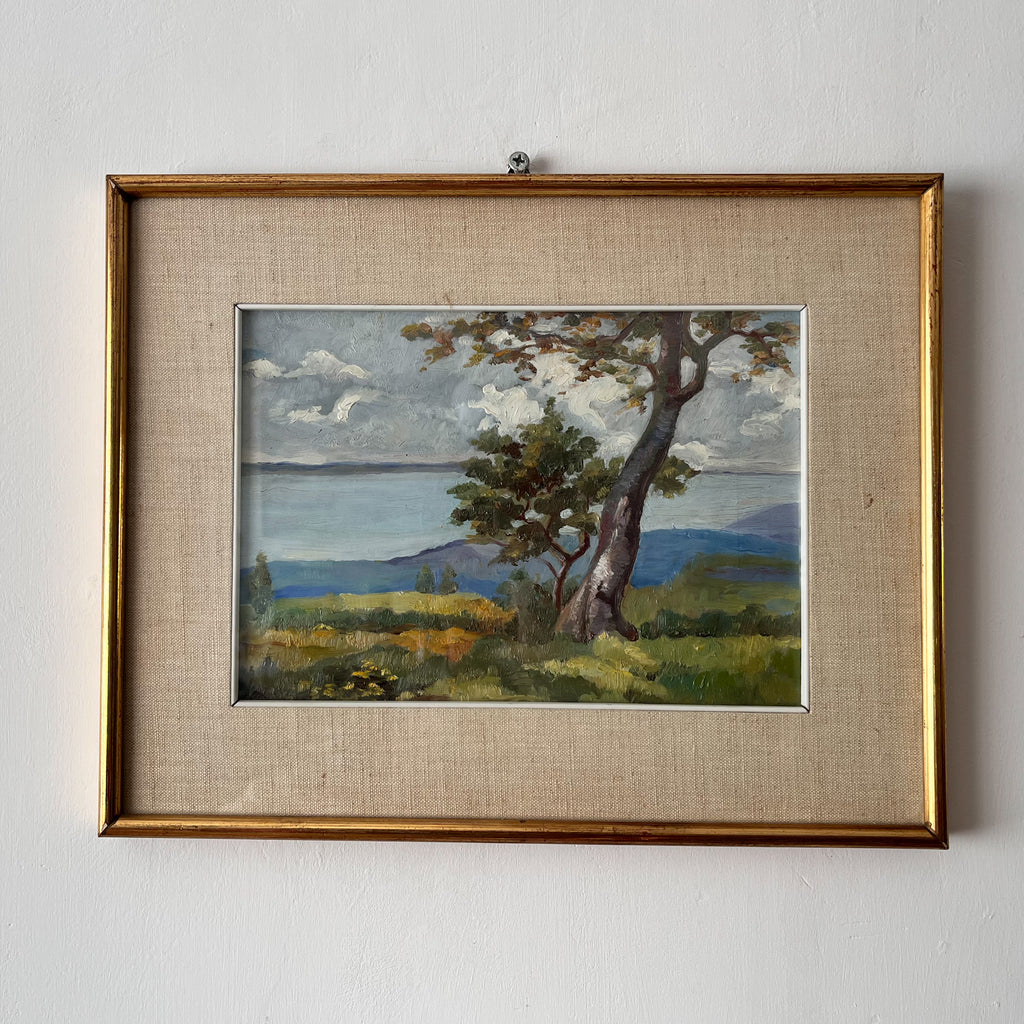Vintage Oil Landscape Painting