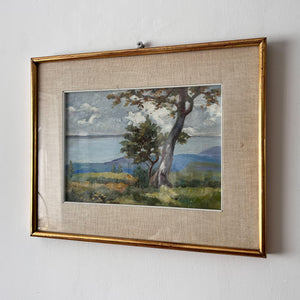 Vintage Oil Landscape Painting