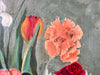 Oil On Board Floral Painting