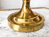 Vintage Brass Scalloped Table Lamp