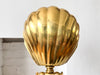 Vintage Brass Scalloped Table Lamp