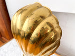 Load image into Gallery viewer, Vintage Brass Scalloped Table Lamp
