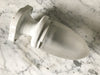 Vintage Circa 1930s French Ceramic Wall / Ceiling Light With Frosted Glass