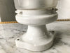 Vintage Circa 1930s French Ceramic Wall / Ceiling Light With Frosted Glass